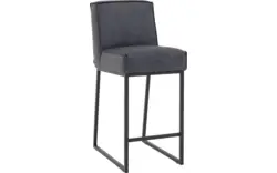 Goossens excellent barkruk tom blauw micro leer - 8215139-01