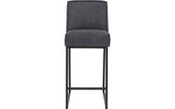 Goossens excellent barkruk tom blauw micro leer - 8215139-01
