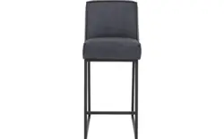 Goossens excellent barkruk tom blauw micro leer - 8215139-01