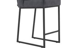 Goossens excellent barkruk tom blauw micro leer - 8215139-01