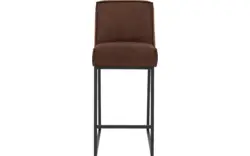 Goossens excellent barkruk tom bruin micro leer - 8215140-01