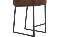 Goossens excellent barkruk tom bruin micro leer - 8215140-01