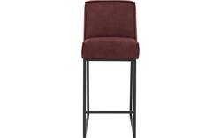 Goossens excellent barkruk tom rood micro leer - 8215141-01