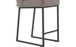 Goossens excellent barkruk tom grijs micro leer - 8215142-01