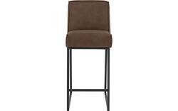 Goossens excellent barkruk tom bruin micro leer - 8215143-01