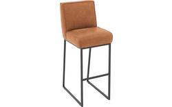 Goossens excellent barkruk tom bruin leer - 8215144-01