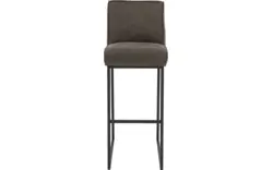 Goossens excellent barkruk tom grijs leer - 8215145-01