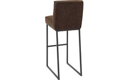 Goossens excellent barkruk tom bruin leer - 8215146-02