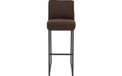 Goossens excellent barkruk tom bruin leer - 8215146-01