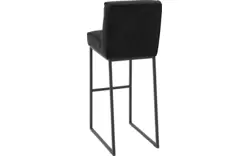 Goossens excellent barkruk tom zwart leer - 8215147-01