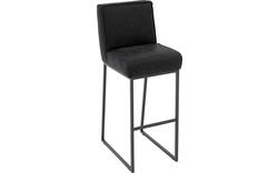 Goossens excellent barkruk tom zwart leer - 8215147-01