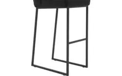 Goossens excellent barkruk tom zwart leer - 8215147-01