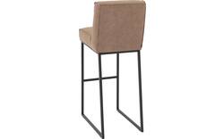 Goossens excellent barkruk tom bruin leer - 8215149-02