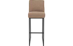 Goossens excellent barkruk tom bruin leer - 8215149-01
