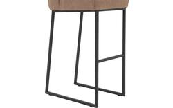 Goossens excellent barkruk tom bruin leer - 8215149-01