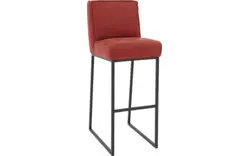 Goossens excellent barkruk tom rood leer - 8215150-01