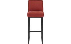 Goossens excellent barkruk tom rood leer - 8215150-01