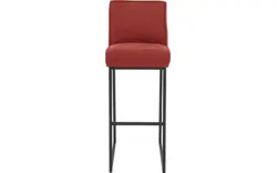 Goossens excellent barkruk tom rood leer - 8215150-01
