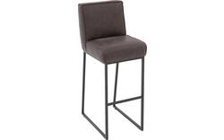 Goossens excellent barkruk tom bruin leer - 8215151-01