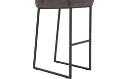 Goossens excellent barkruk tom bruin leer - 8215151-01