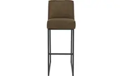 Goossens excellent barkruk tom groen micro leer - 8215153-01