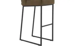 Goossens excellent barkruk tom groen micro leer - 8215153-01