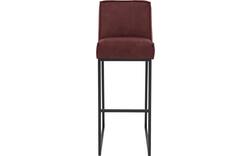 Goossens excellent barkruk tom rood micro leer - 8215154-01