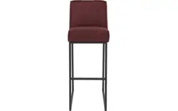 Goossens excellent barkruk tom rood micro leer - 8215154-01