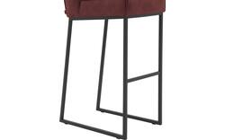 Goossens excellent barkruk tom rood micro leer - 8215154-01