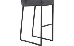 Goossens excellent barkruk tom blauw micro leer - 8215155-01