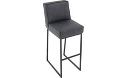 Goossens excellent barkruk tom blauw micro leer - 8215155-01