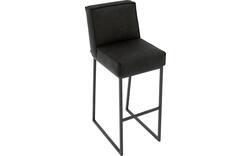 Goossens excellent barkruk tom grijs micro leer - 8215156-01