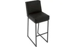 Goossens excellent barkruk tom grijs micro leer - 8215156-01