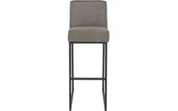 Goossens excellent barkruk tom grijs micro leer - 8215157-01