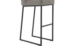 Goossens excellent barkruk tom grijs micro leer - 8215157-01