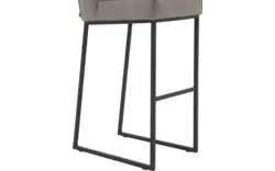 Goossens excellent barkruk tom grijs micro leer - 8215157-01