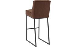 Goossens excellent barkruk tom bruin micro leer - 8215158-02