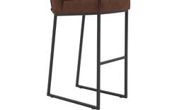 Goossens excellent barkruk tom bruin micro leer - 8215158-01