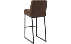 Goossens excellent barkruk tom bruin micro leer - 8215159-02