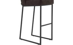Goossens excellent barkruk tom bruin micro leer - 8215160-01