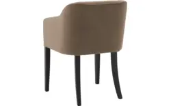 Goossens eetkamerstoel peda bruin stof - 8215388-01
