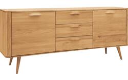 Goossens dressoir bjarte blank eiken - 8215670-02