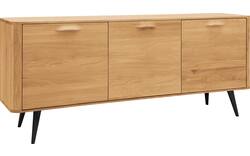 Goossens dressoir bjarte blank eiken - 8215675-02