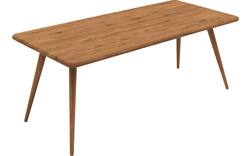 Goossens eettafel bjarte blank eiken - 8215688-02
