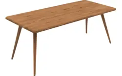 Goossens eettafel bjarte blank eiken - 8215688-02