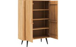 Goossens opbergkast bjarte blank eiken - 8215714-01