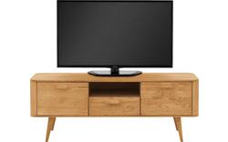 Goossens tv meubel bjarte blank eiken - 8215721-02