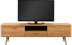 Goossens tv dressoir bjarte blank eiken - 8215725-01