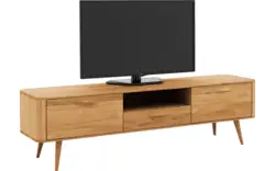 Goossens tv dressoir bjarte blank eiken - 8215725-01