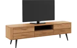 Goossens tv meubel bjarte blank eiken - 8215728-01